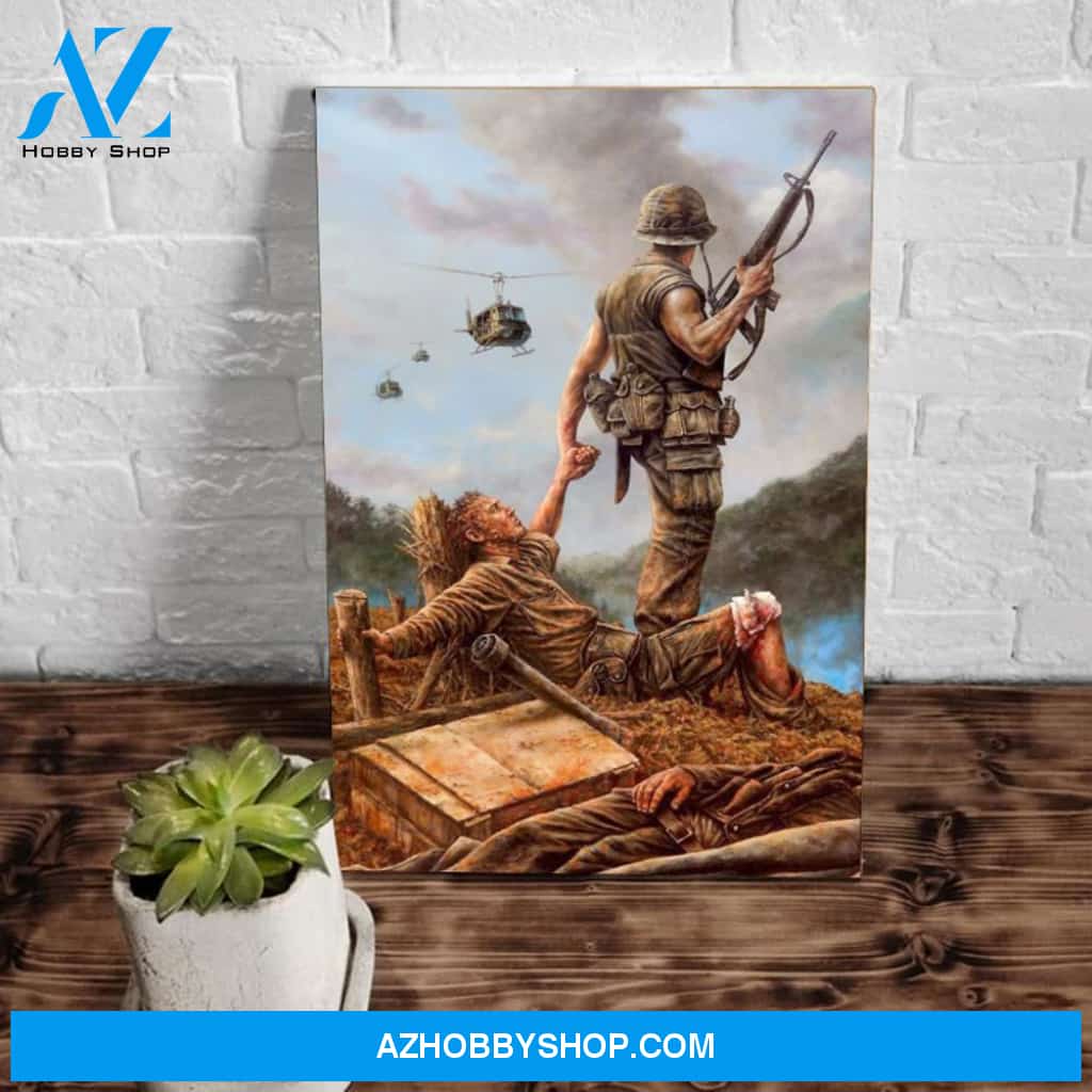 Brotherhood Vietnam Veteran, Gift For Vietnam Veteran Matte Canvas