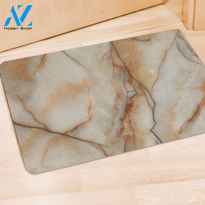 Brown Marble Door Mat