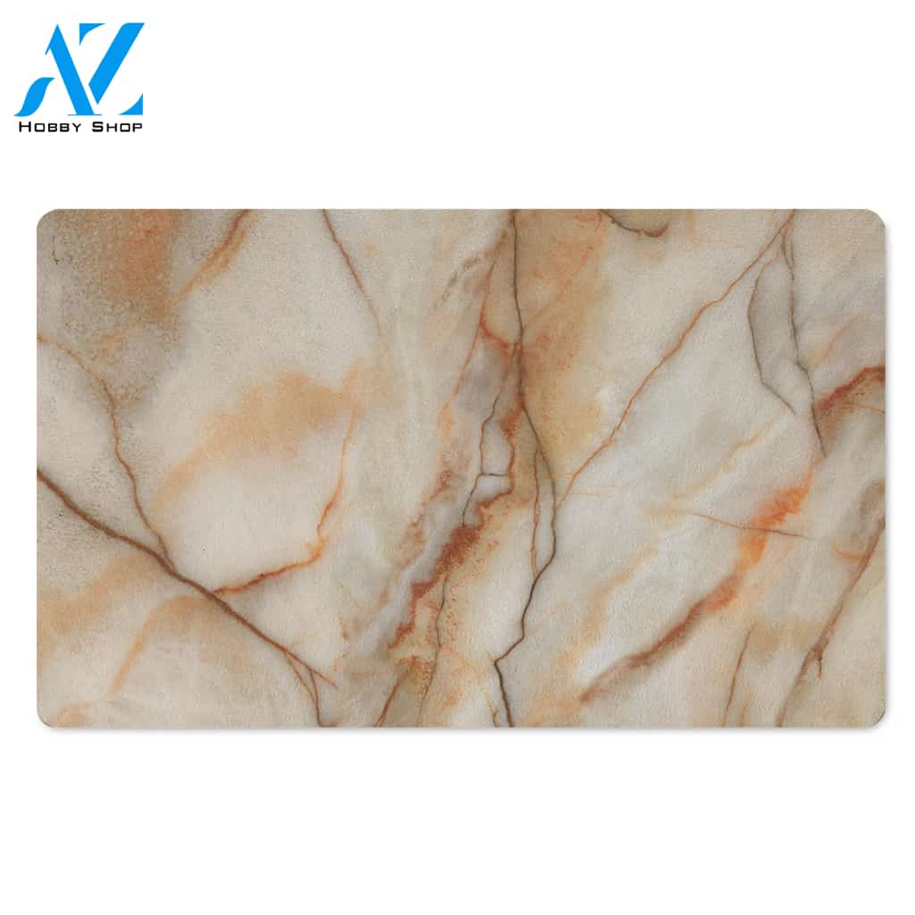 Brown Marble Door Mat