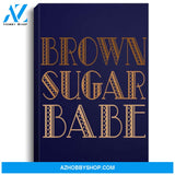 Brown Sugar Babe African American Black Woman Pride Portrait Canvas