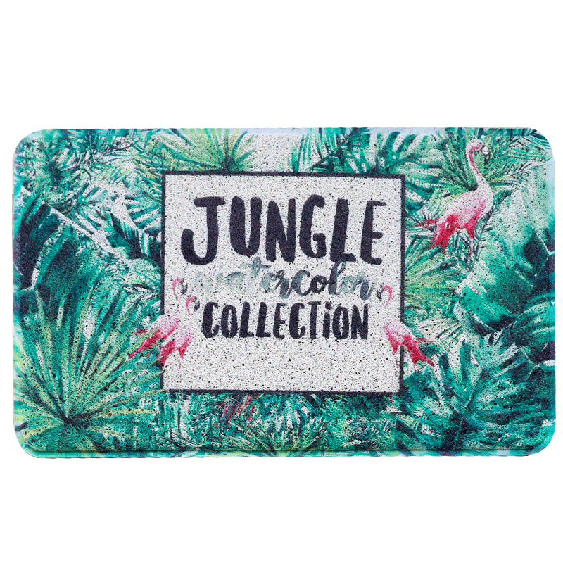 Flamingo Jungle Doormat | Colorful | Size 8x27'' 24x36''