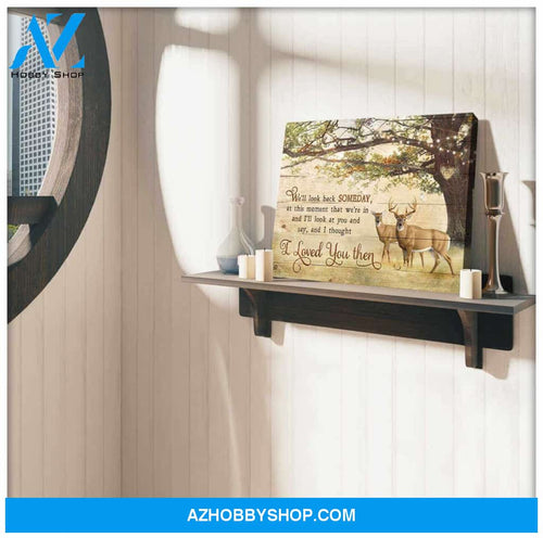 Buck and Doe Canvas And I Thought I Loved You Then Couple Romantic Wall Art Decor