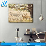 Buck and Doe Canvas And I Thought I Loved You Then Couple Romantic Wall Art Decor