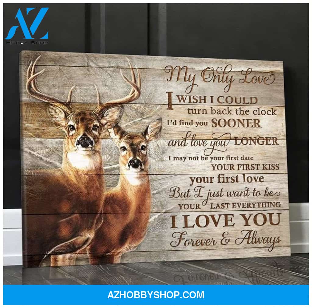 Buck&Doe My Only Love Wall Art Canvas Prints, Wall Decor Visual Art