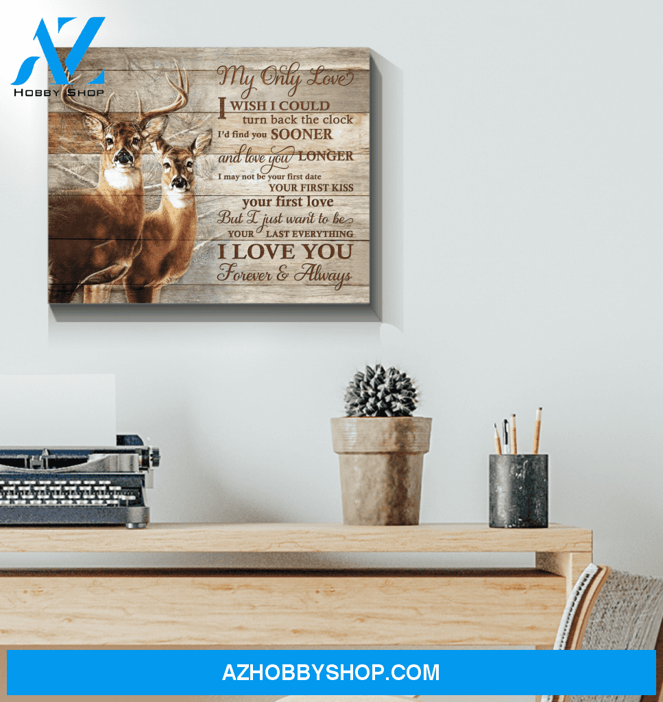 Buck&Doe My Only Love Wall Art Canvas Prints, Wall Decor Visual Art