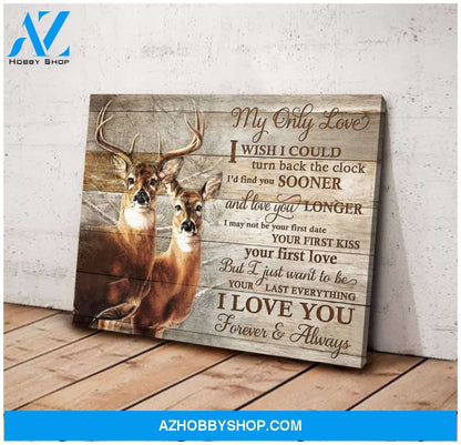 Buck&Doe My Only Love Wall Art Canvas Prints, Wall Decor Visual Art