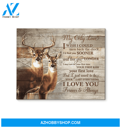 Buck&Doe My Only Love Wall Art Canvas Prints, Wall Decor Visual Art