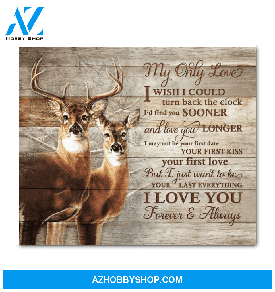 Buck&Doe My Only Love Wall Art Canvas Prints, Wall Decor Visual Art