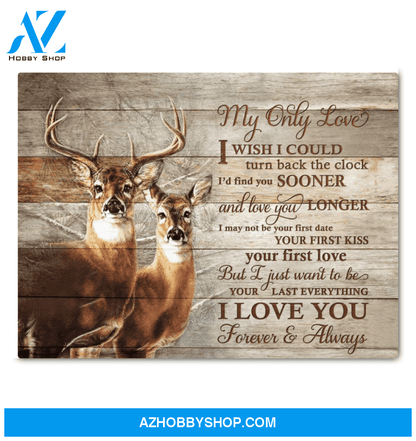 Buck&Doe My Only Love Wall Art Canvas Prints, Wall Decor Visual Art