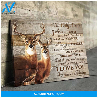 Buck&Doe My Only Love Wall Art Canvas Prints, Wall Decor Visual Art