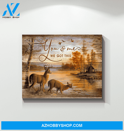 Buck&Doe You & Me Wall Art Canvas Prints, Wall Decor Visual Art