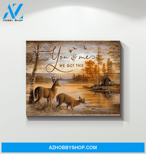 Buck&Doe You & Me Wall Art Canvas Prints, Wall Decor Visual Art