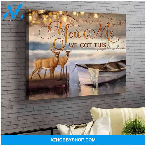Buck&Doe You&Me Wall Art Canvas Prints, Wall Decor Visual Art