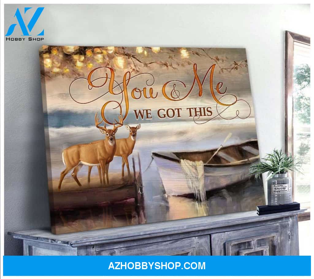 Buck&Doe You&Me Wall Art Canvas Prints, Wall Decor Visual Art