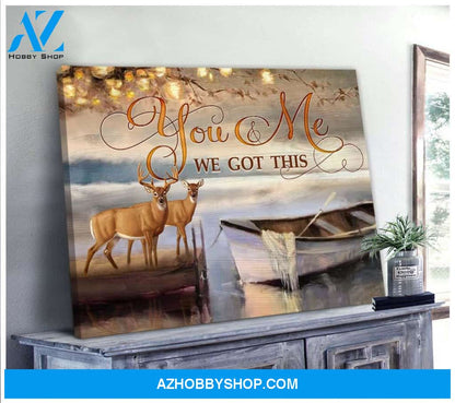 Buck&Doe You&Me Wall Art Canvas Prints, Wall Decor Visual Art
