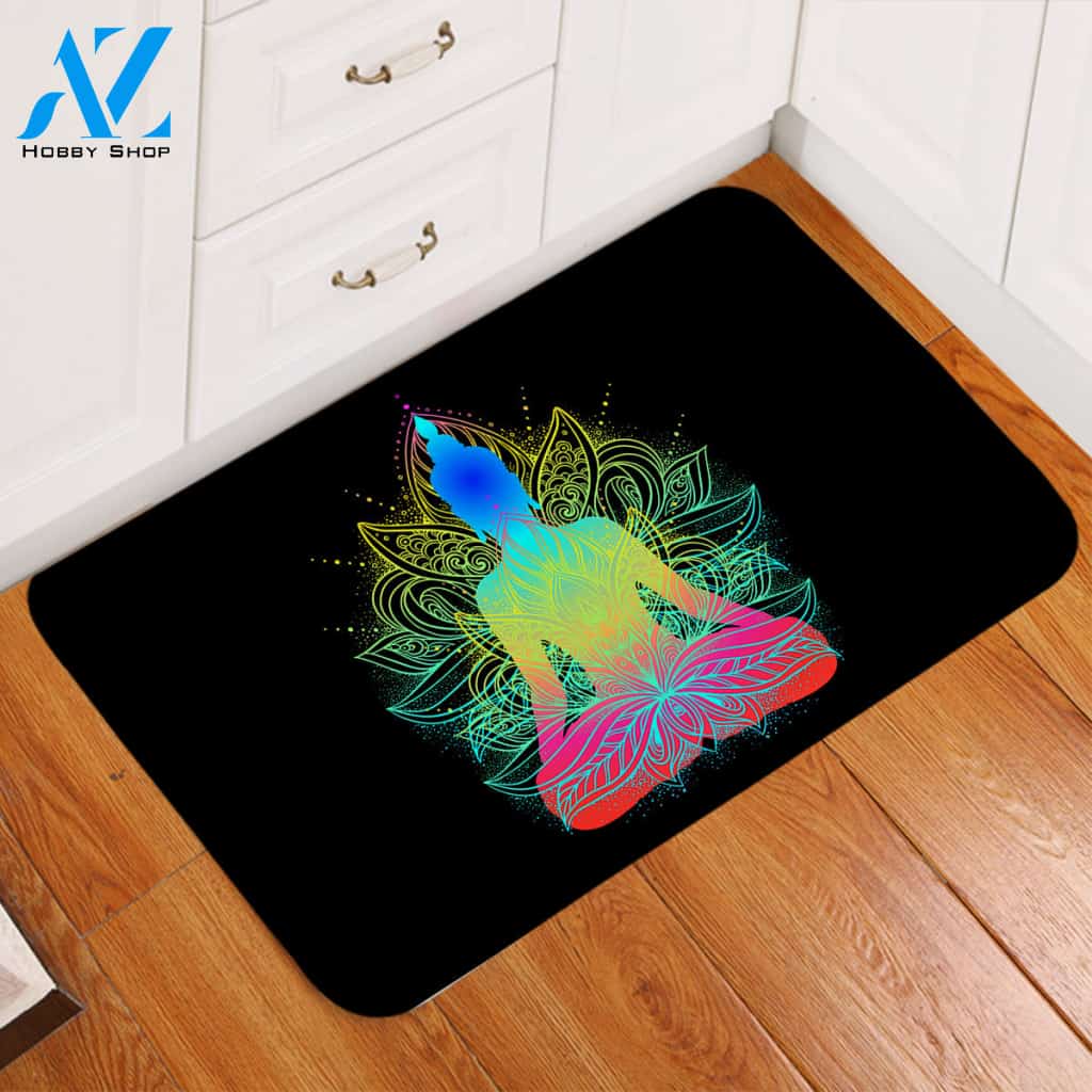 Buddha Aura Door Mat