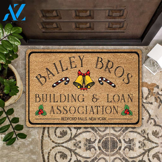 Building & Loan Association Doormat | Welcome Mat | House Warming Gift | Christmas Gift Decor