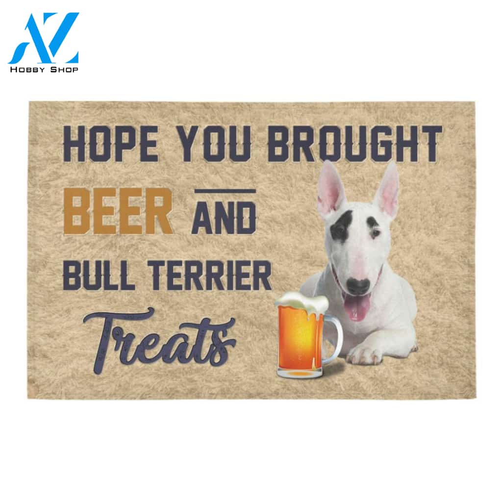 Bull Terrier Beer Doormat