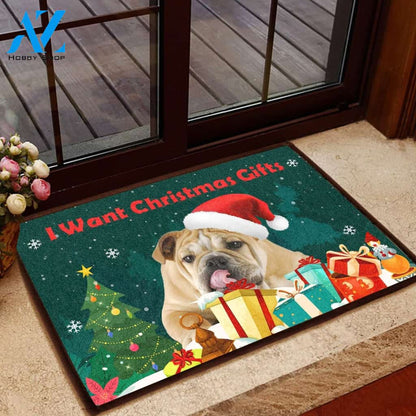 Bulldog Christmas Gifts - Dog Doormat | Welcome Mat | House Warming Gift