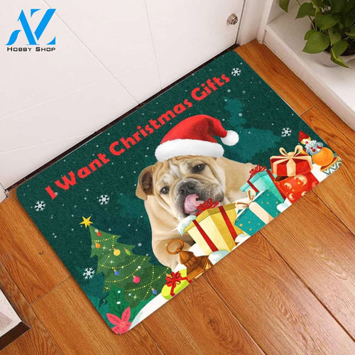 Bulldog Christmas Gifts - Dog Doormat | Welcome Mat | House Warming Gift