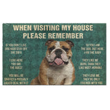Bulldog's Rules Doormat