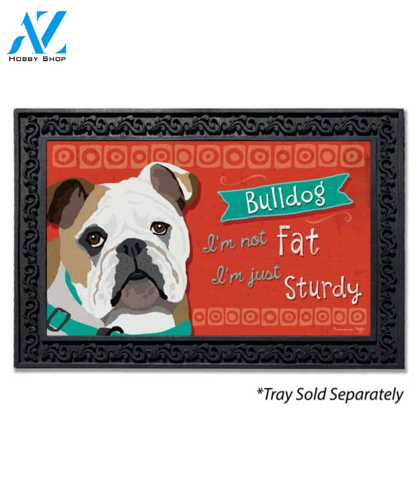 Bulldog Doormat - 18" x 30"