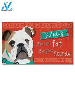 Bulldog Doormat - 18" x 30"