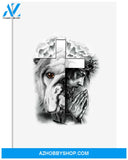 Bulldog Love And Faith Dog Mom Canvas And Poster Wall Decor Visual Art