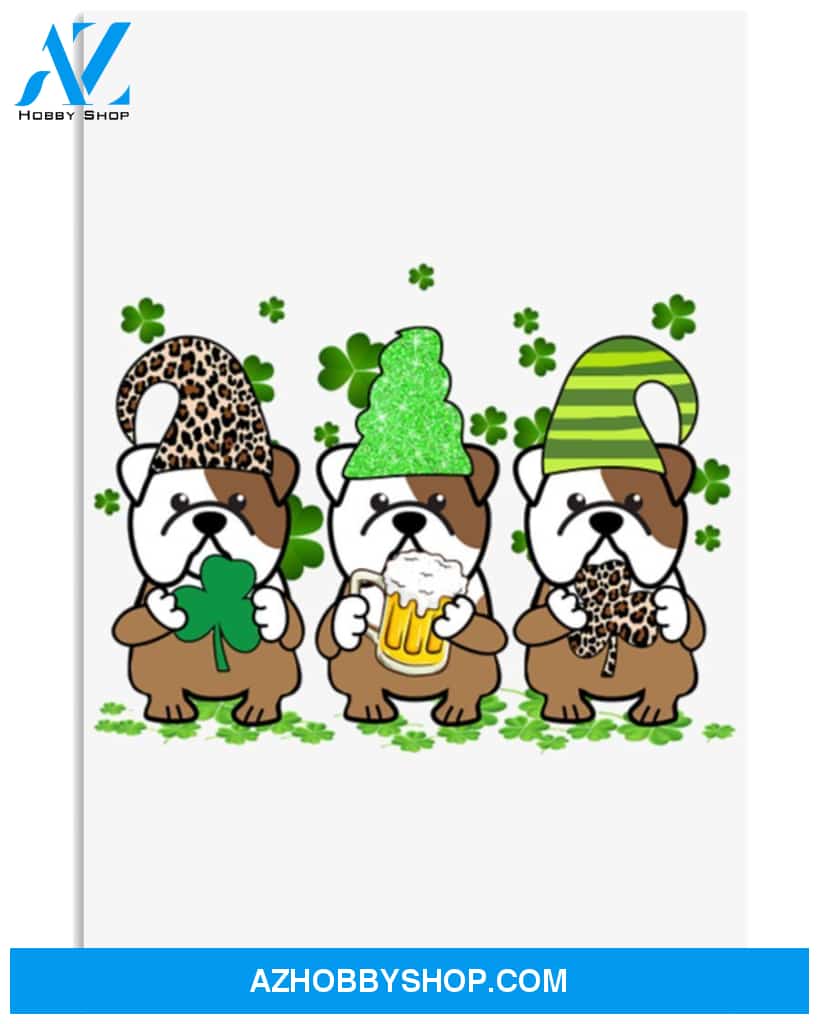 Bulldog Patrick Party Bulldog Lover Dog Mom Canvas And Poster Wall Decor Visual Art