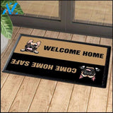 Bulldog Welcome Home Come Home Safe Funny Indoor And Outdoor Doormat Warm House Gift Welcome Mat Birthday Gift For Dog Lovers