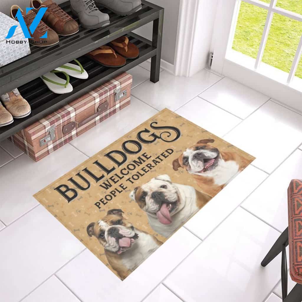 Bulldog Welcomes Doormat DHC04066021