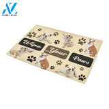 Bulldog Wipe Your Paws Doormat Indoor And Outdoor Mat Entrance Rug Sweet Home Decor Housewarming Gift Gift For Friend Family Stem Feminist