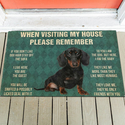 Bullmastiff's Rules Doormat