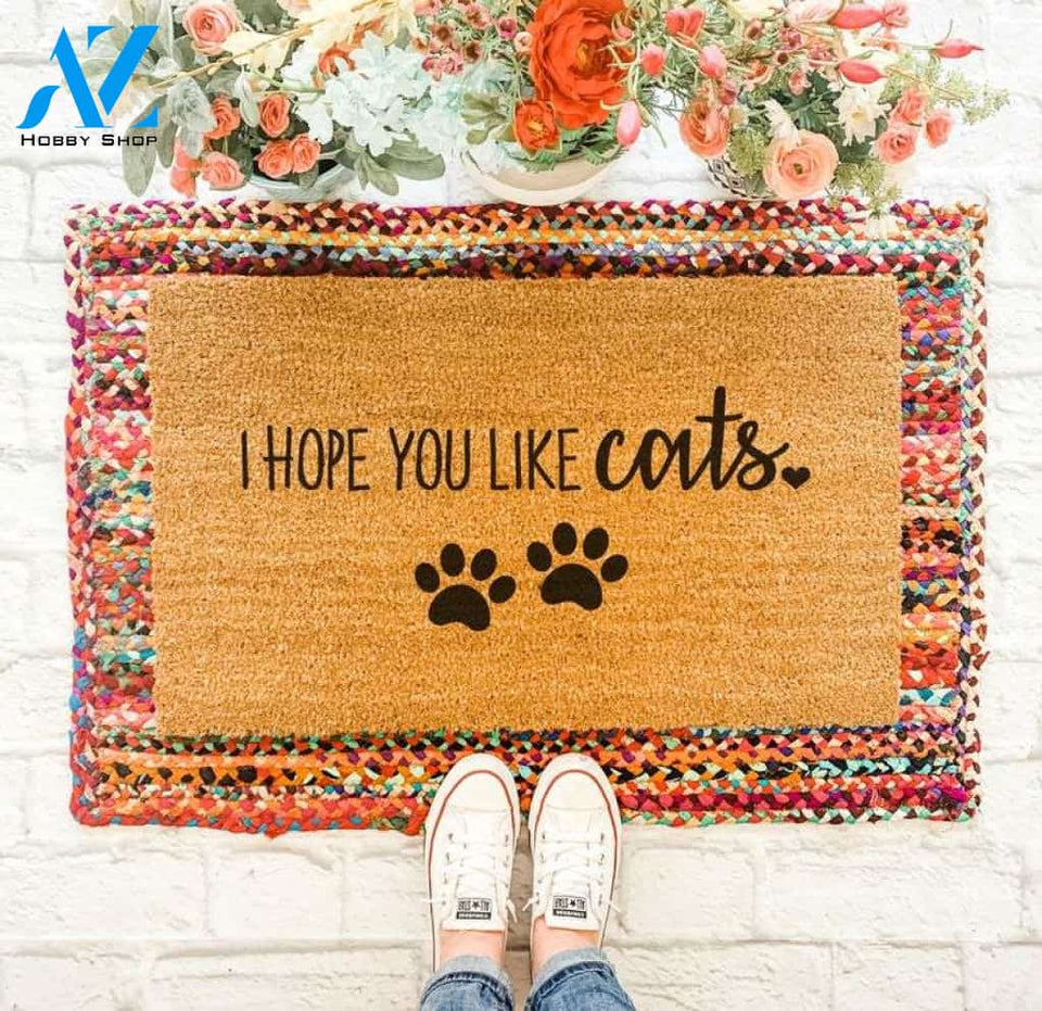 Bunch of Cats Doormat, Cat Doormat, Funny Doormat, Welcome Mat, Cat Gift, Cat Lovers, Spring Decor, Housewarming, Front Porch, Cats