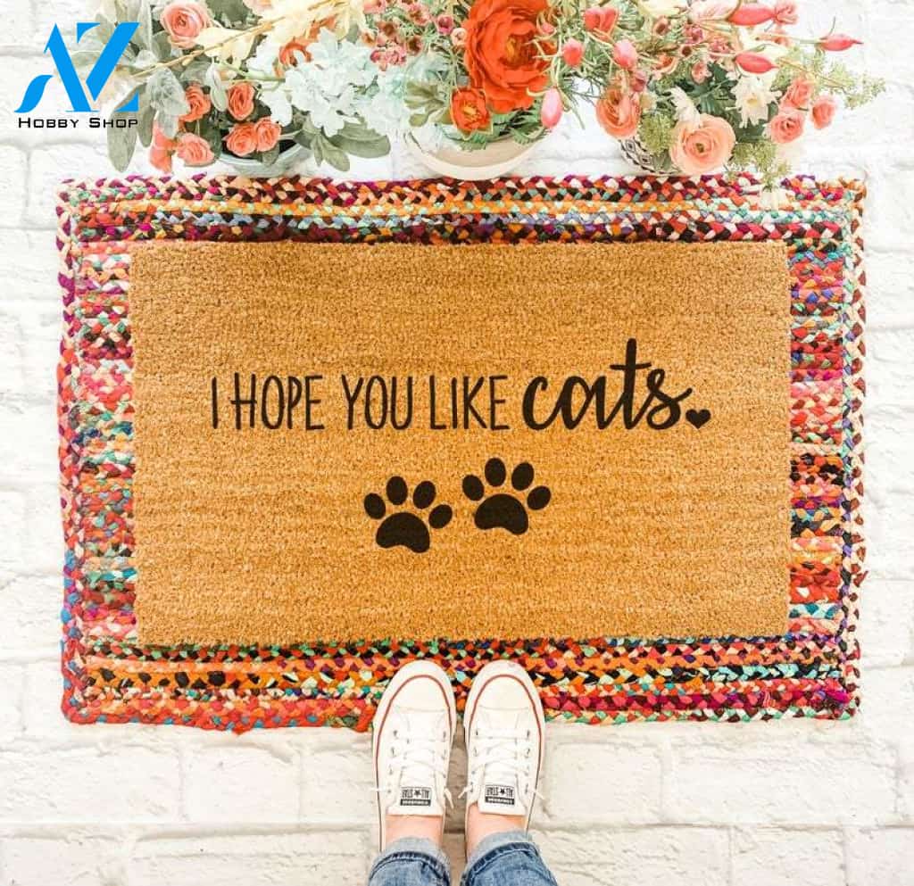 Bunch of Cats Doormat, Cat Doormat, Funny Doormat, Welcome Mat, Cat Gift, Cat Lovers, Spring Decor, Housewarming, Front Porch, Cats