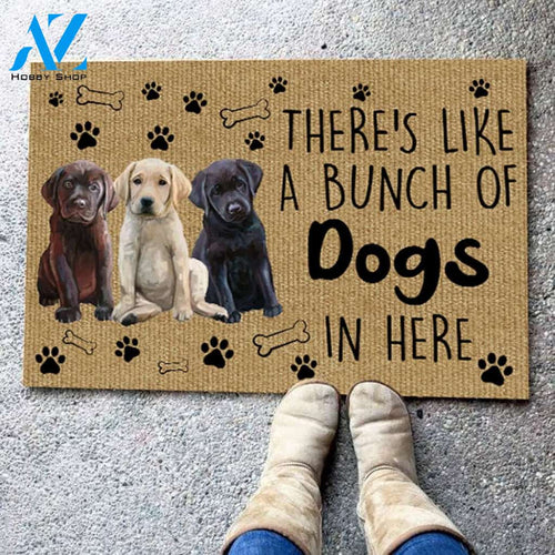 Bunch of dogs in here doormat
