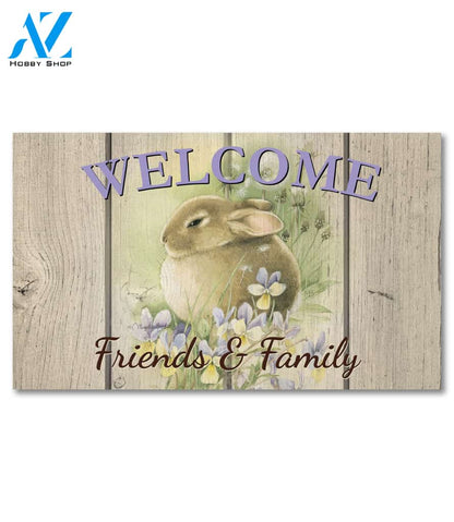Bunny in the Meadow Doormat - 18" x 30"