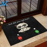 But Did You Call First Cat Doormat