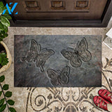 Butterflies 3D Pattern Print Doormat