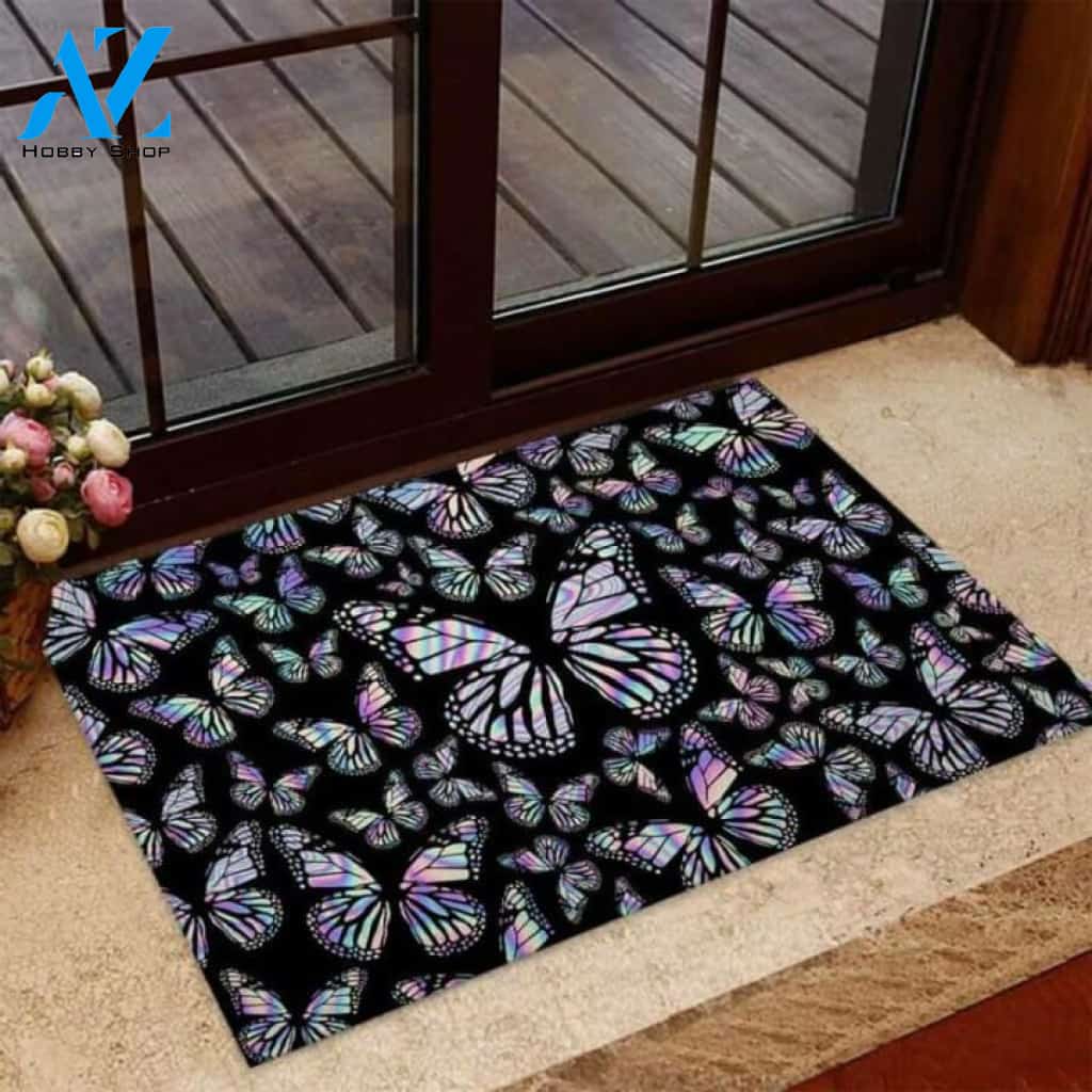 Butterflies Hologram Doormat