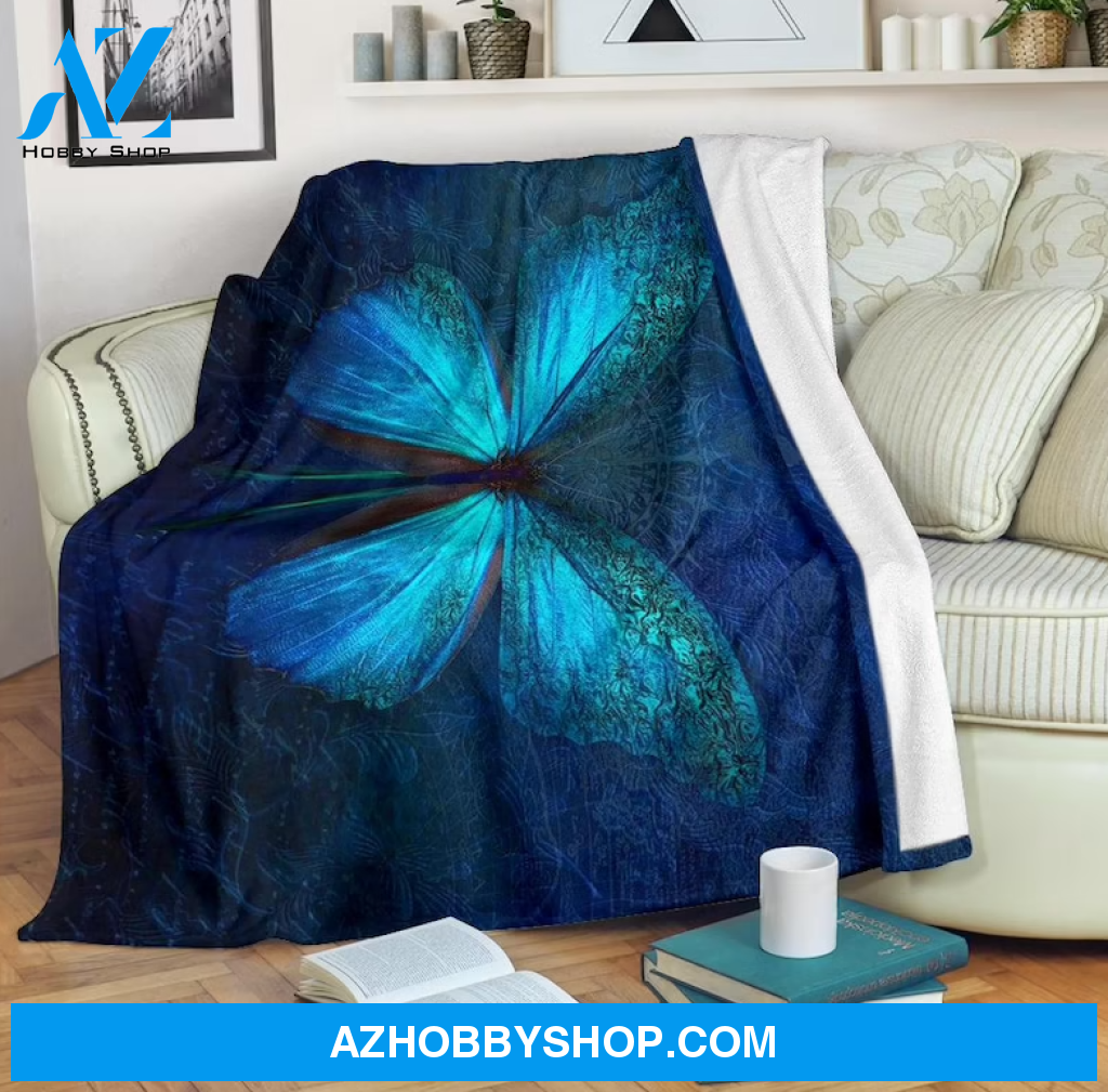 Butterfly 7 Fleece Blanket Home Decor Bedding Couch Sofa Soft And Comfy Cozy Gift For Butterfly Lover, Gift For Friend Family