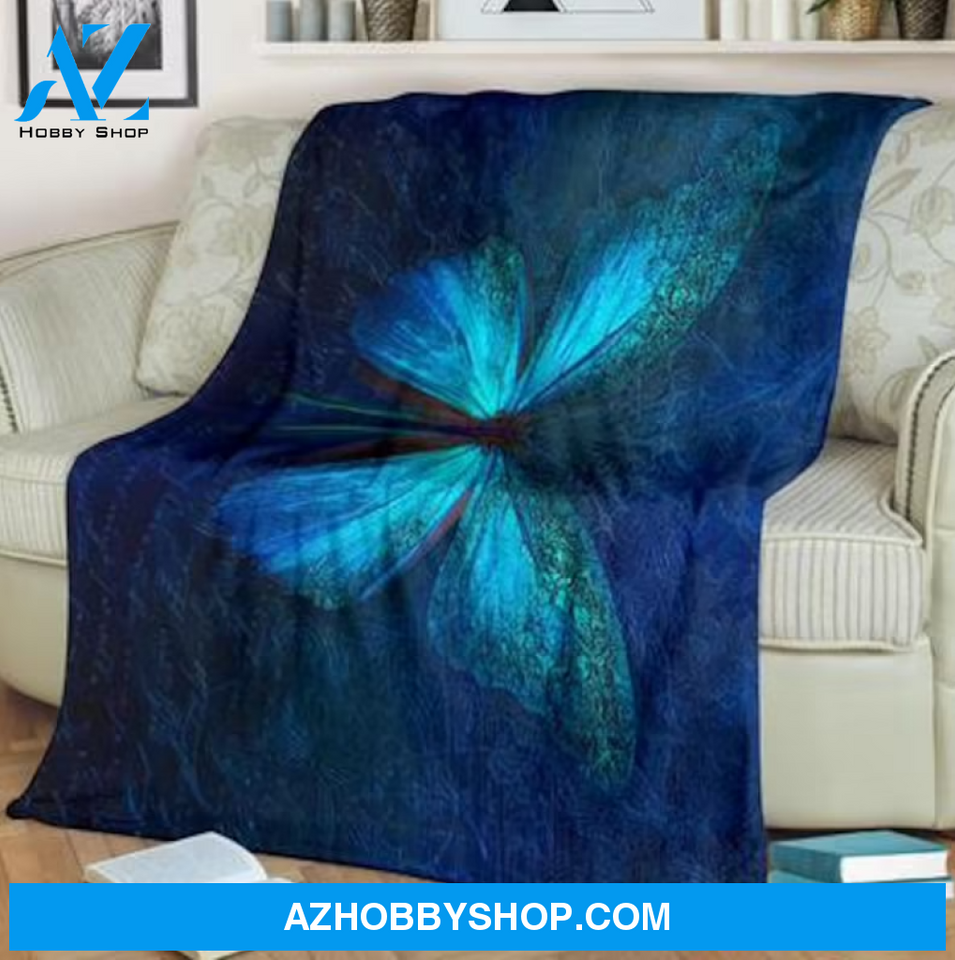 Butterfly 7 Fleece Blanket Home Decor Bedding Couch Sofa Soft And Comfy Cozy Gift For Butterfly Lover, Gift For Friend Family