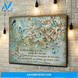 Butterfly A Limb Has Fallen From The Family Tree Canvas Wall Art Decor | Moosfy Wrap Canvas Ready To Hang