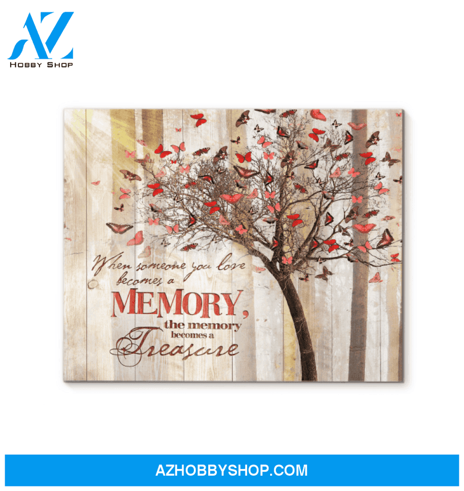 Butterfly A Memory Became A Treasure Special Custom Design Canvas