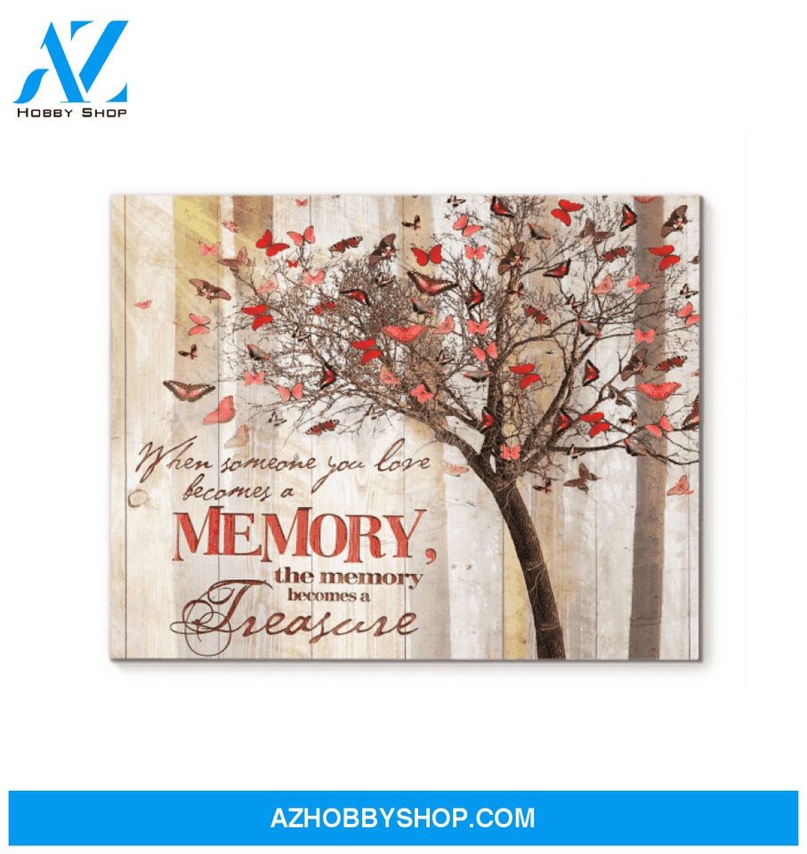 Butterfly A Memory Became A Treasure Special Custom Design Canvas