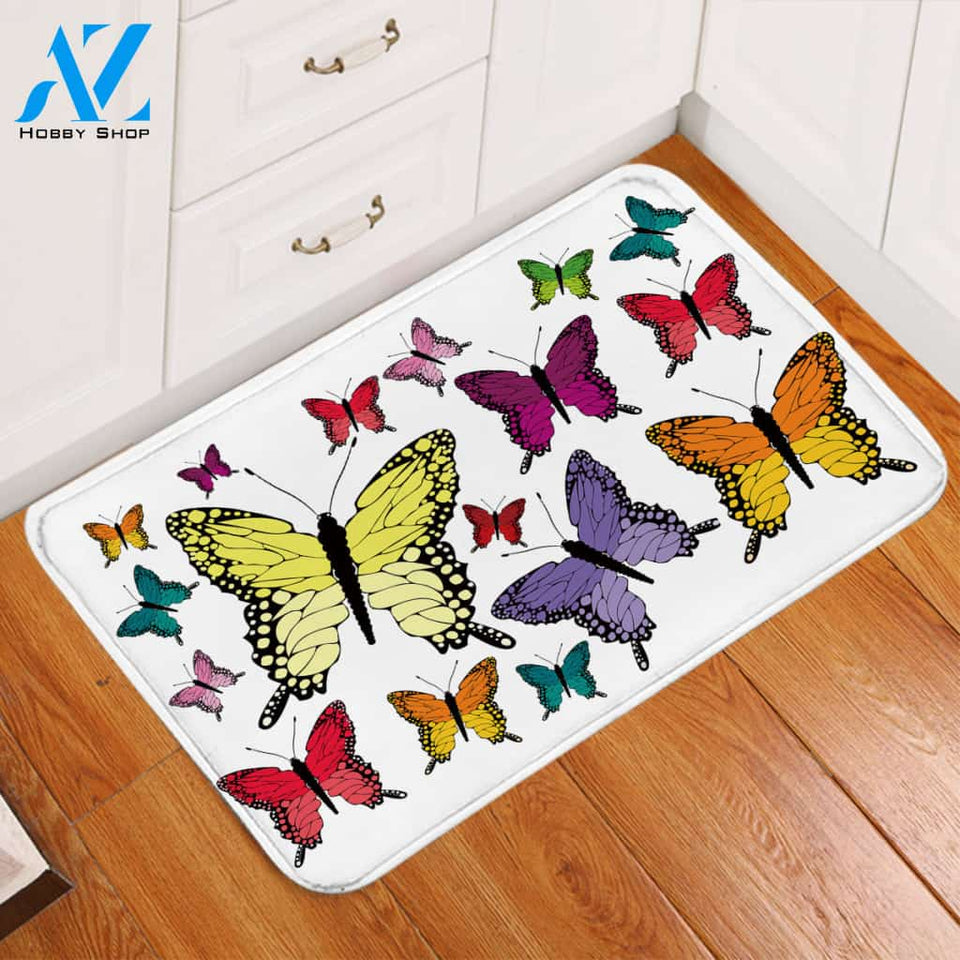 Butterfly Almanac Door Mat