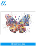 Butterfly Art Canvas Wall Art, Wall Decor Visual Art