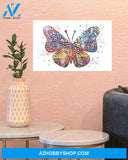 Butterfly Art Canvas Wall Art, Wall Decor Visual Art
