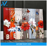 Butterfly Be Kind Canvas Wall Art, Wall Decor Visual Art