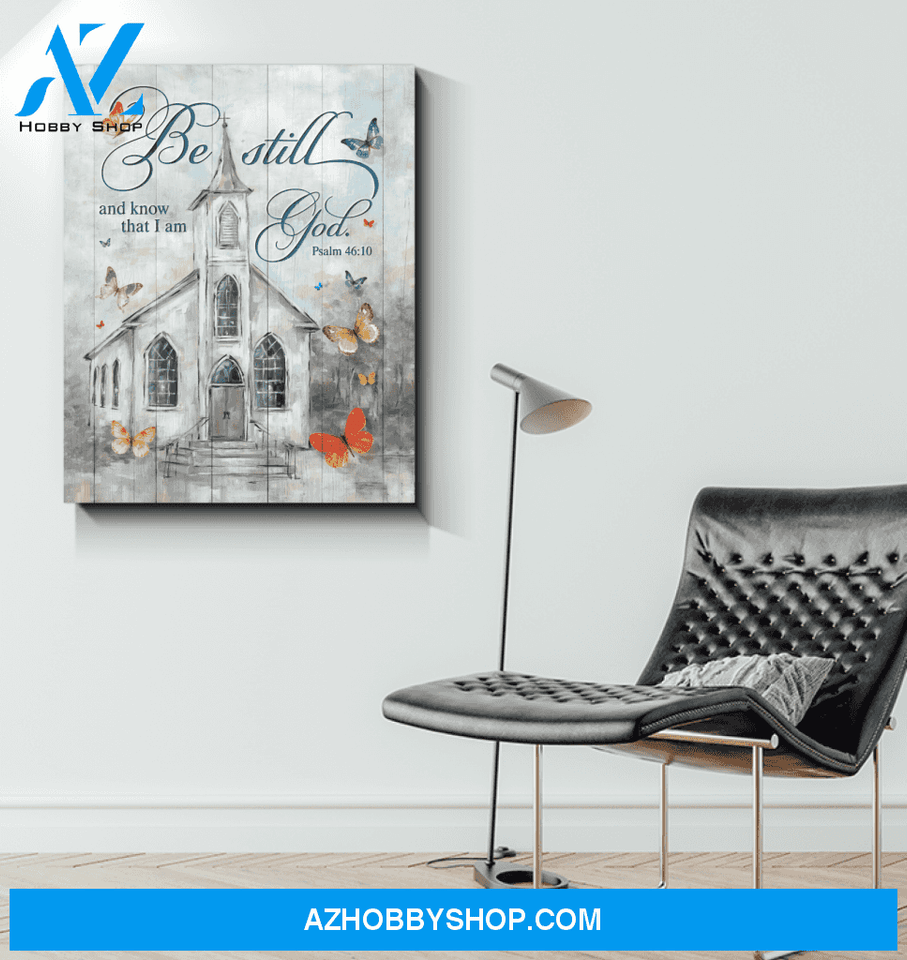 Butterfly Be Still Canvas Wall Art, Wall Decor Visual Art